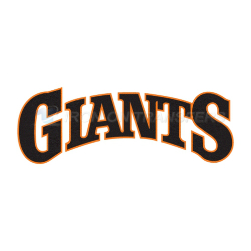 San Francisco Giants Iron-on Stickers (Heat Transfers)NO.1895